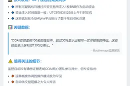 单一实体控制半数COAI地址，获利1300万美元