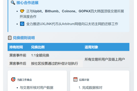 UXLINK代币将迁移至以太坊主网