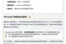 BNB活跃地址破360万创新高