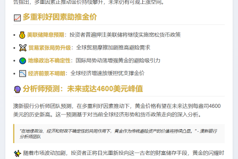 地缘政治不确定性支撑黄金oglobulin在原地')[1]