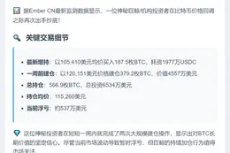 巨鲸跌后增持187.5枚BTC