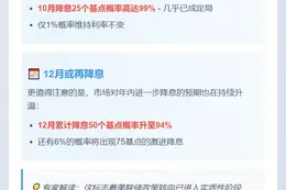 美联储10月降息概率99% 12月或再降
