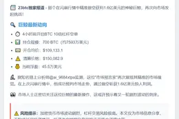 巨鲸10倍空单获利1.6亿