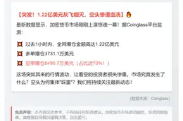 1小时爆仓1.22亿 空单遭重创