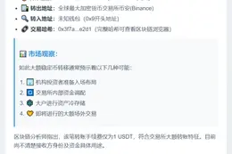 币安转出近5亿USDT