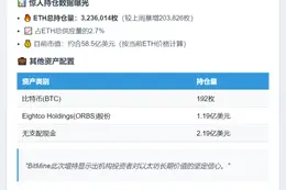 BitMine增持20万ETH，持仓达324万
