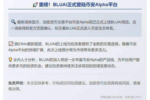 币安上线 BLUAI