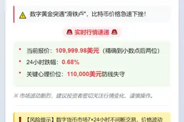 比特币跌破11万美元