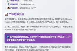 美现货以太坊ETF单日吸金3亿美元