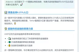 Tether CEO：USDT覆盖全球6.25%人口