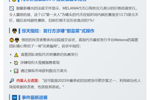 Meteora高管被控欺诈投资者