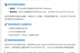 APRO获YZi Labs领投战略融资