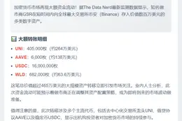 做市商GSR向币安存入大量代币