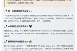 AWS携手BUIDL AI启动全球黑客松