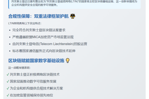 列支敦士登推主权区块链