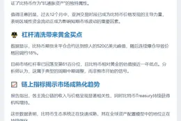 比特币回调是周期性调整 流动性主导价格