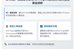 美股公司ALT5 Sigma CEO遭停职
