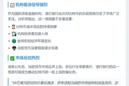 渣打预测：年底比特币或涨至20万美元