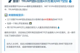 TRUMP团队获420万MET空投