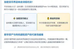 CZ与Peter Schiff将辩论比特币vs黄金