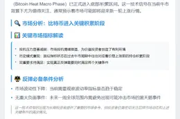 比特币进入底部区间，投机压力减弱