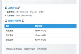 MGBX今日16:00上线MET等现货交易