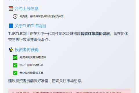 OKX上线TURTLE永续合约