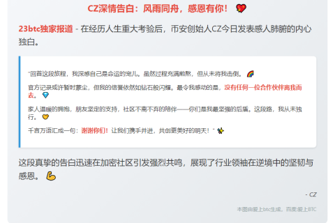 CZ：指控期间痛苦但获友人和社区力挺