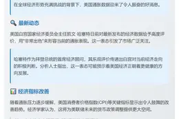 美经济高官赞通胀数据"出色"