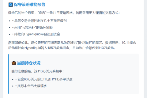 麻吉爆仓后投入185万剩113万