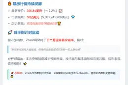 ZEC市值首破50亿美元