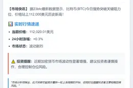 比特币突破11.2万美元