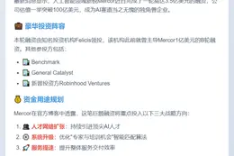 Mercor融资3.5亿美元，估值100亿美元