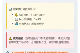 ETH突破4100美元