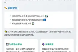 摩根大通CEO：加密货币将普及