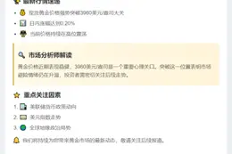 黄金现货突破3960 涨0.2%