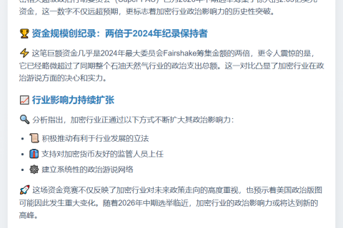 美加密PAC筹资2.63亿超能源业