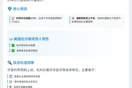 美联储降息幅度或低于预期