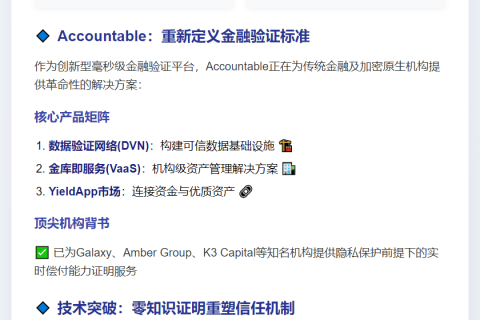 OKX Ventures注资Accountable实时验证平台