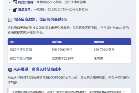 Meta营收新高 利润因税务大减