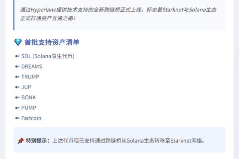 Starknet与Solana资产互通