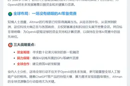OpenAI创始人全球筹资助推AI发展