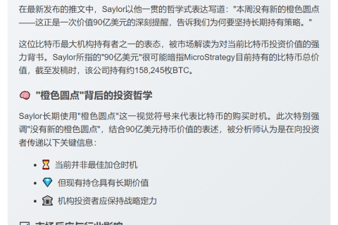 Saylor再发比特币追踪器