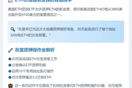 灰度 ETH ETF 质押 3.2 万枚 ETH