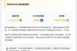 BNB市值破1800亿