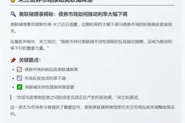 米兰债券市场推动美联储降息