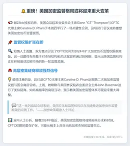 美众议院与CFTC商讨加密监管扩权