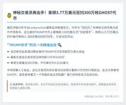 交易员豪掷3.77万购300万GHOST
