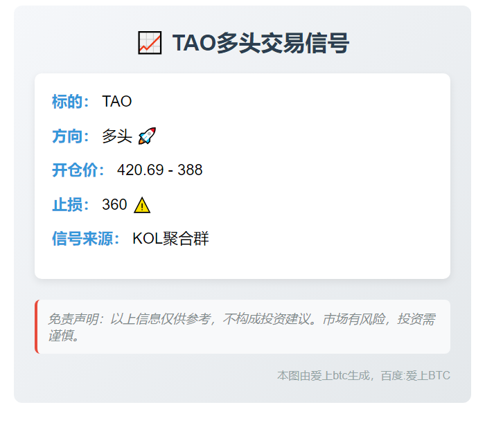 TAO多头交易