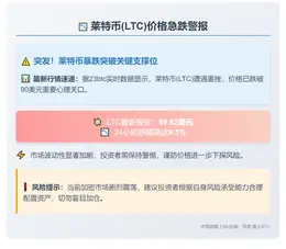 LTC跌破90美元